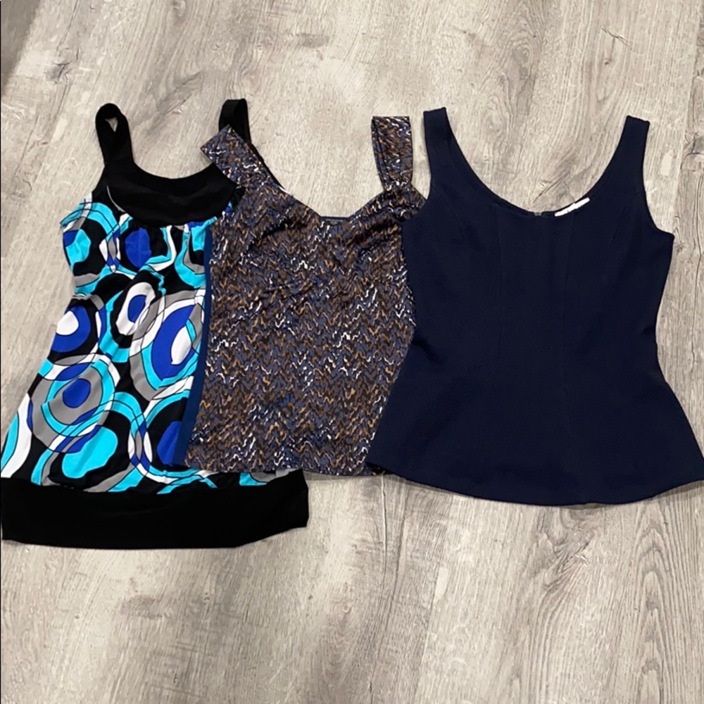 (3) Blue Tank Bundle